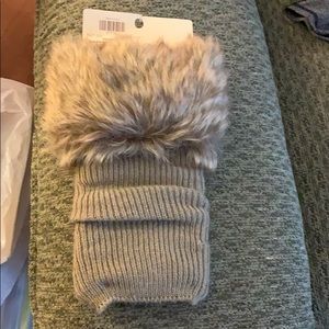 Faux fur boot cuffs